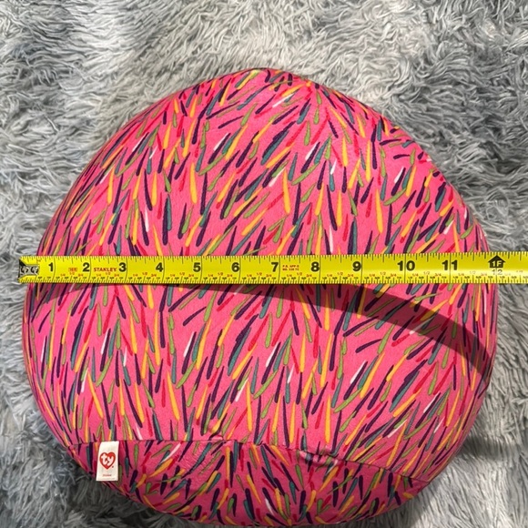 Ty Pink Hedgehog Plush with Colorful Spikes - Picture 4 of 6